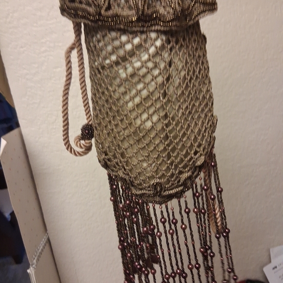 Chic Beaded Wristlet with Fringe - Picture 5 of 5